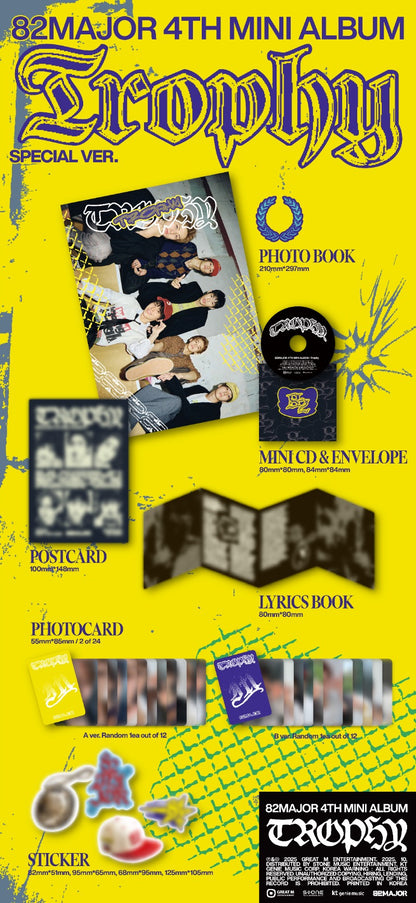 82MAJOR 4th Mini Album - Trophy (Special Ver.)