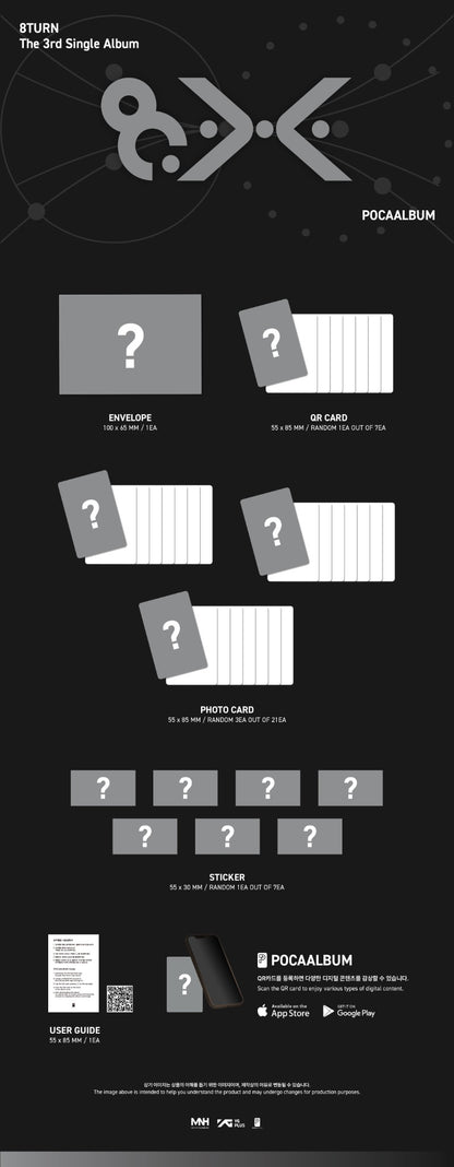 PRE-ORDER: 8TURN The 3rd Single Album - 8.X (POCA Album Ver.)