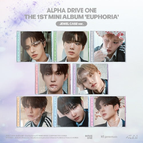 ALPHA DRIVE ONE The 1st Mini Album - EUPHORIA (JEWEL CASE Ver.) (Random)