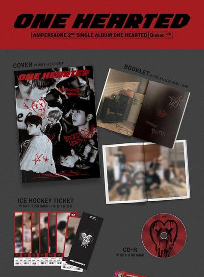 AMPERS&ONE 2ND SINGLE ALBUM – ONE HEARTED (Random)