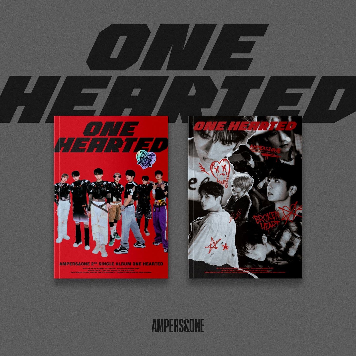 AMPERS&ONE 2ND SINGLE ALBUM – ONE HEARTED (Random)