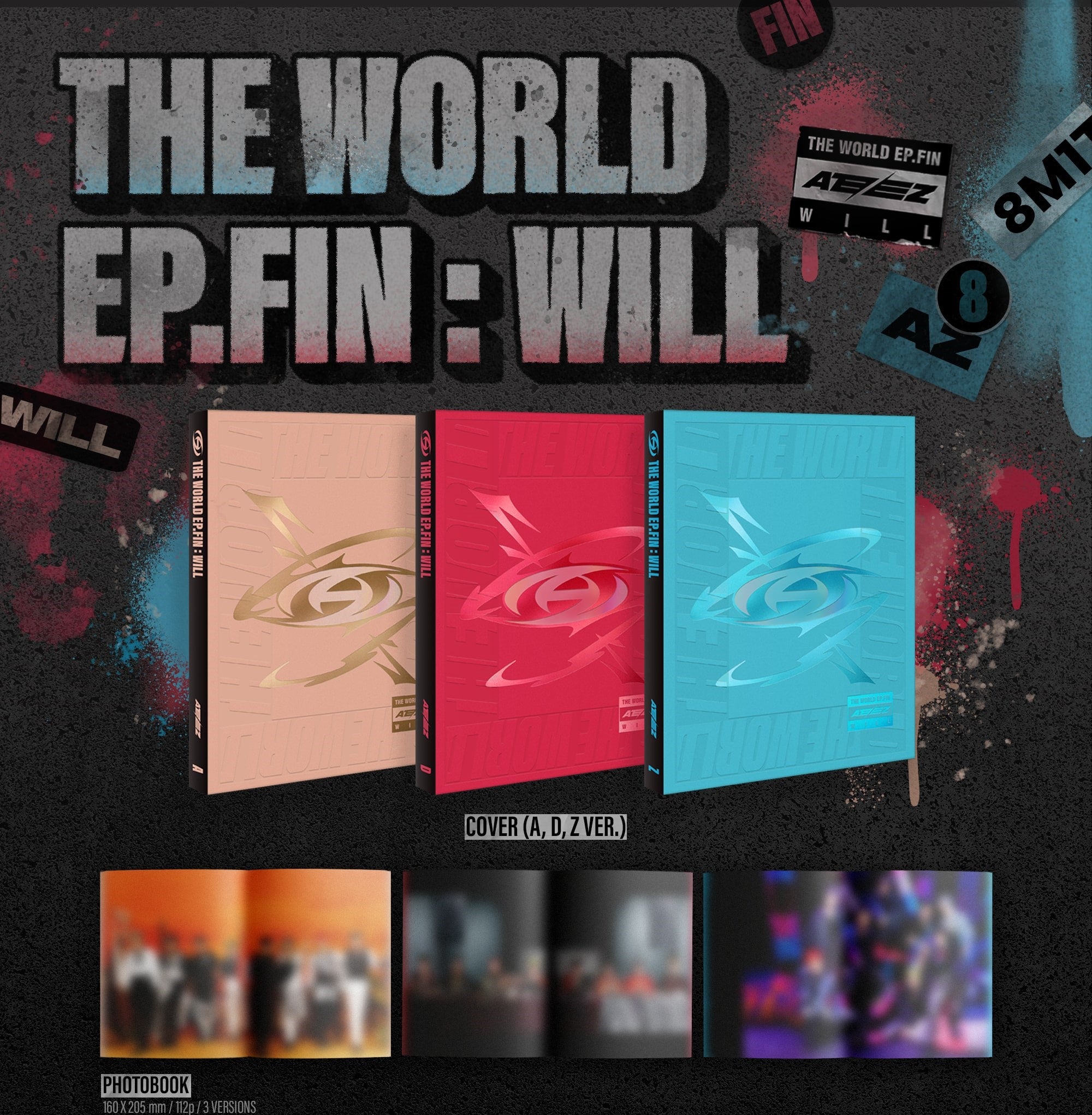 ATEEZ – THE WORLD EP.FIN : WILL (Random) – K-Pop Stop NZ ATEEZ – THE WORLD EP.FIN : WILL (Random) – K-Pop Stop NZ