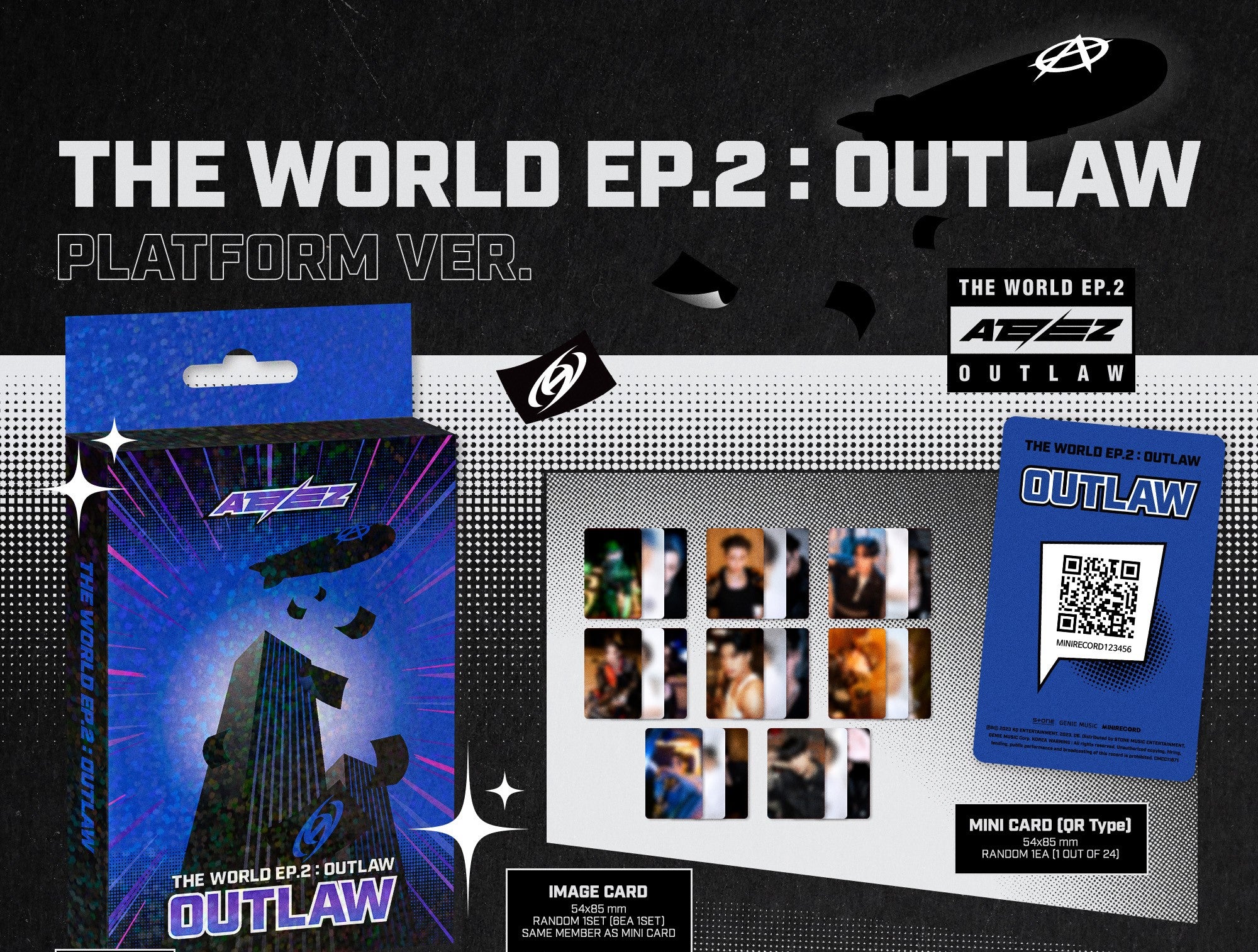 ATEEZ - THE WORLD EP.2 : OUTLAW (PLATFORM VER.) (Random) – K-Pop