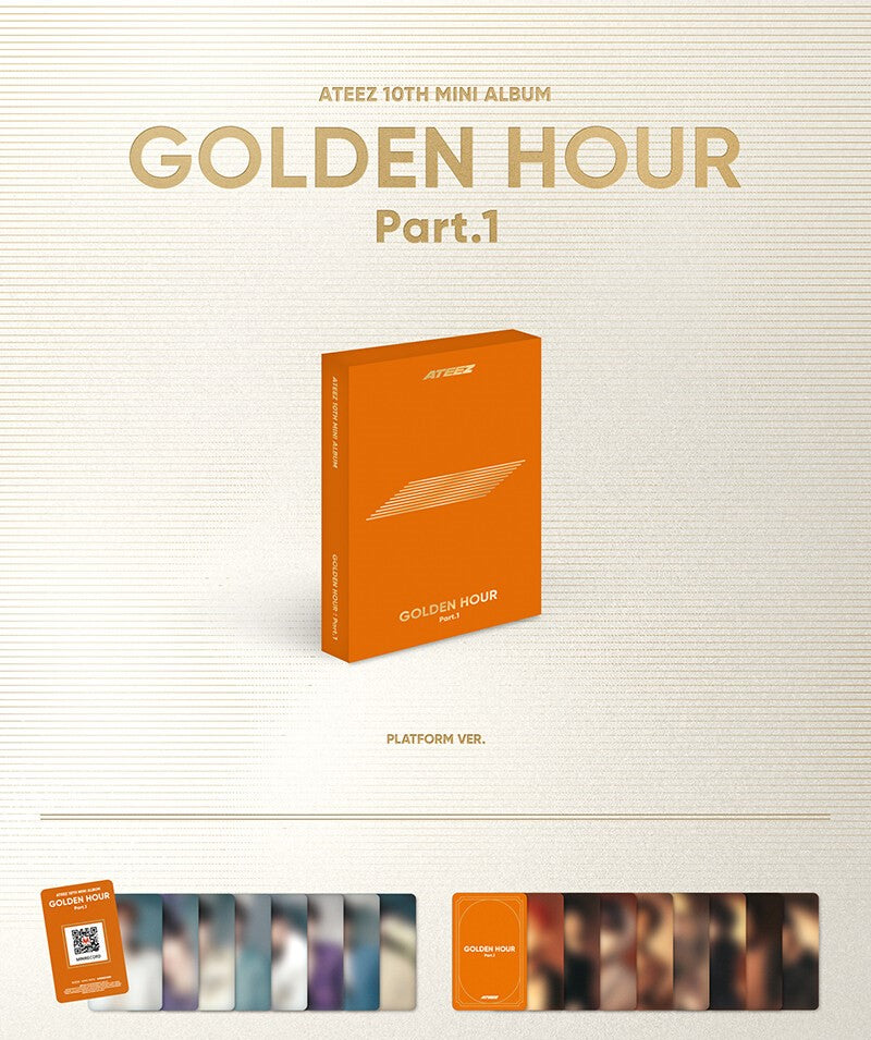 ATEEZ 10TH MINI ALBUM – GOLDEN HOUR : Part.1 (Platform Ver.)