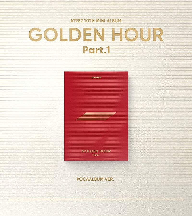 ATEEZ 10TH MINI ALBUM – GOLDEN HOUR : Part.1 (POCAALBUM)