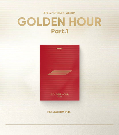 ATEEZ 10TH MINI ALBUM – GOLDEN HOUR : Part.1 (POCAALBUM)