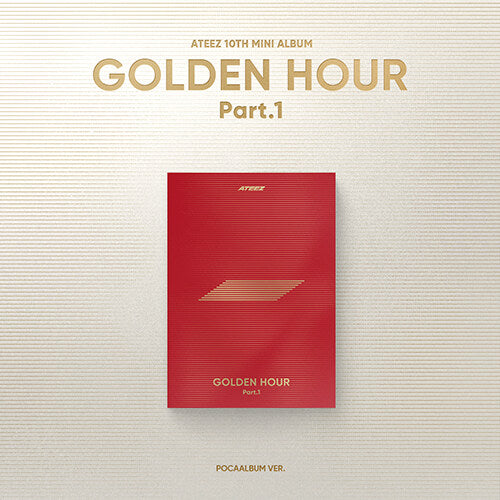 PRE-ORDER: ATEEZ 10TH MINI ALBUM – GOLDEN HOUR : Part.1 (POCAALBUM)