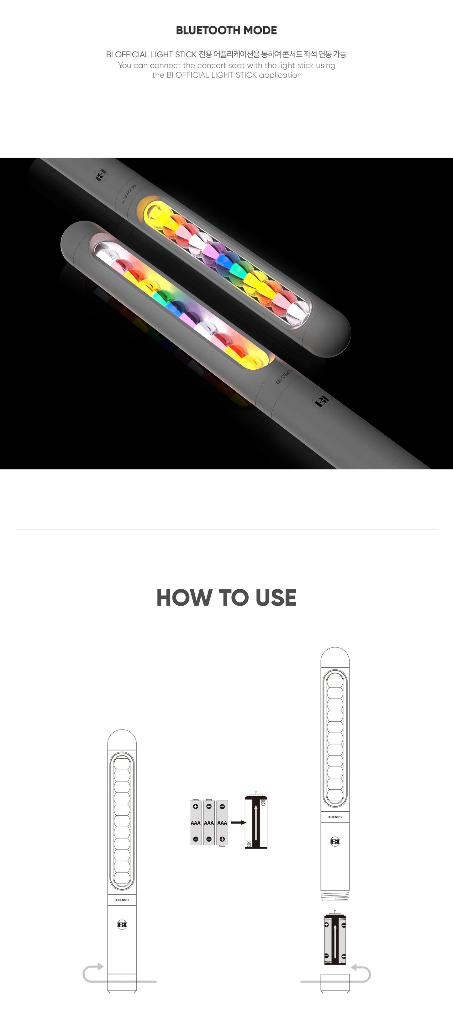B.I – OFFICIAL LIGHT STICK [Restock]