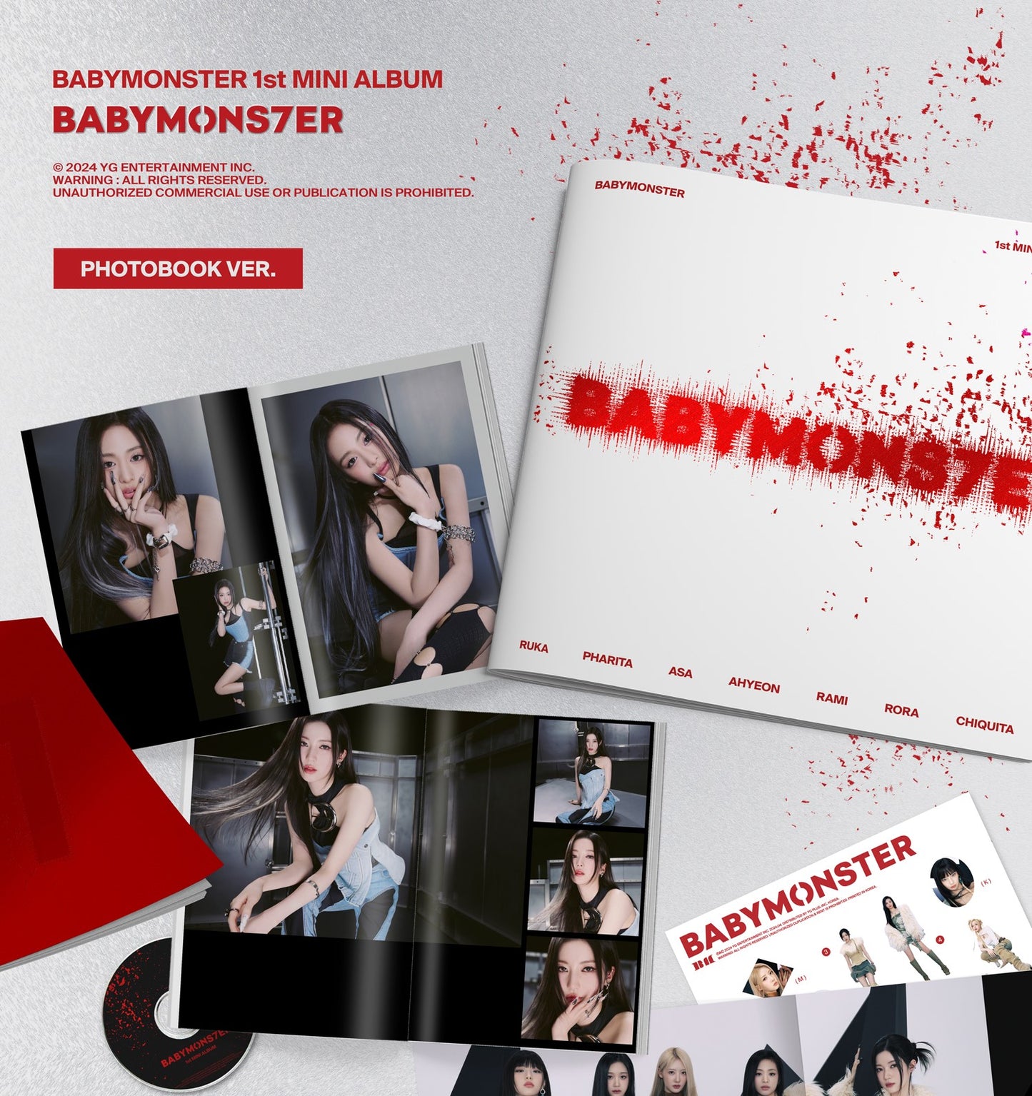 BABYMONSTER 1st MINI ALBUM – BABYMONS7ER (PHOTOBOOK VER.)