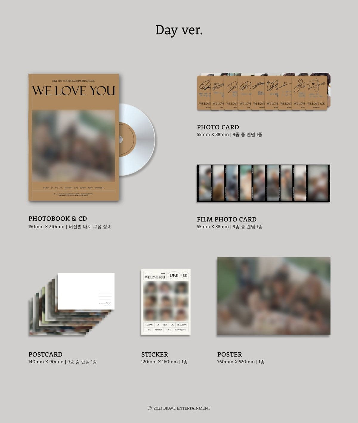 DKB Mini Album Vol. 6 (Repackage) - We Love You (Random)