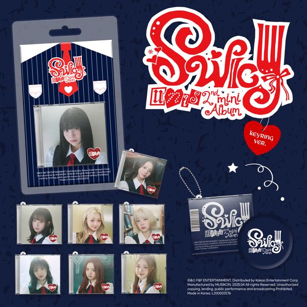 PRE-ORDER: UNIS 2ND MINI ALBUM – SWICY (Keyring Ver.) (Random)
