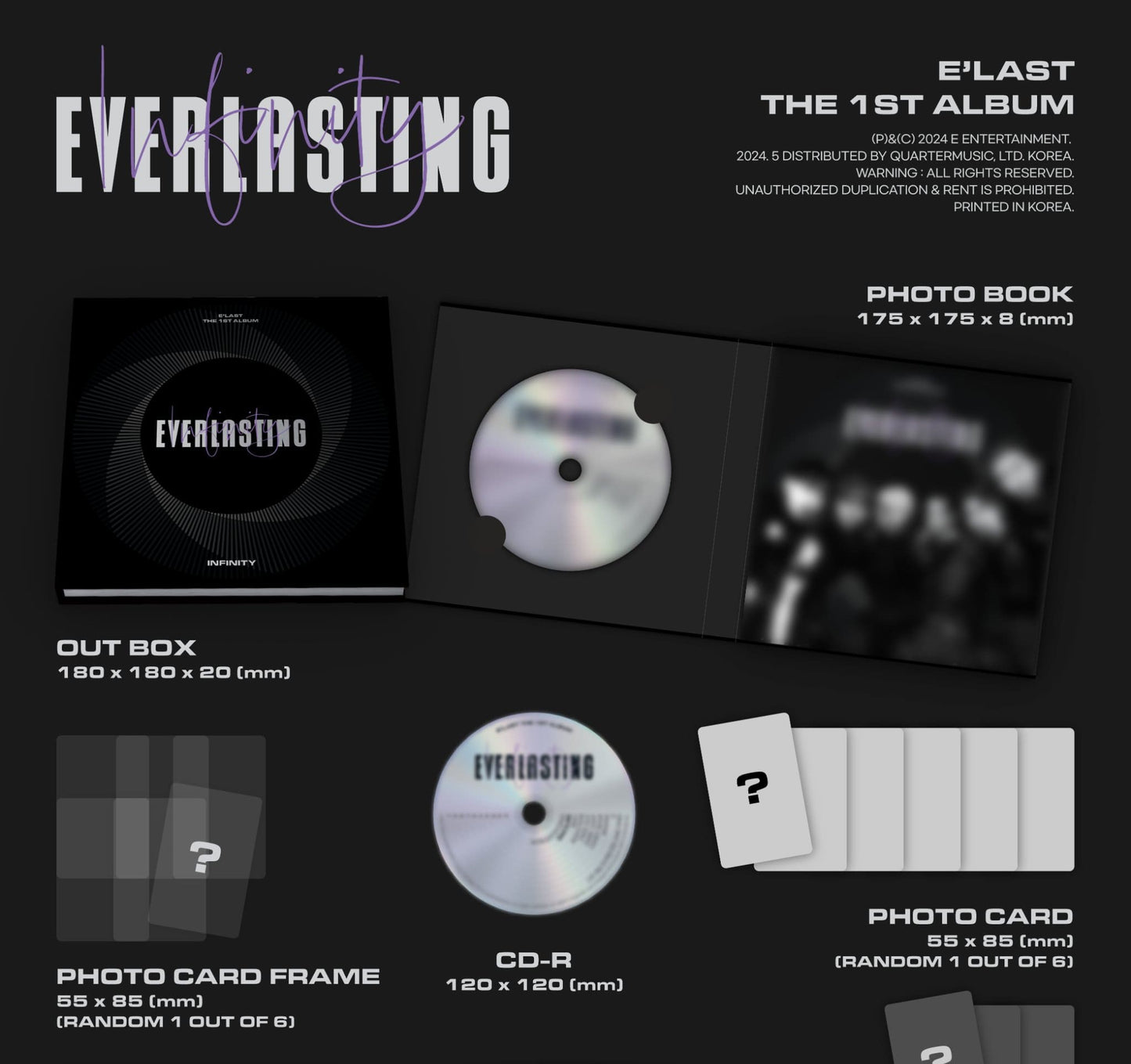E’LAST THE 1ST ALBUM – EVERLASTING (Random)