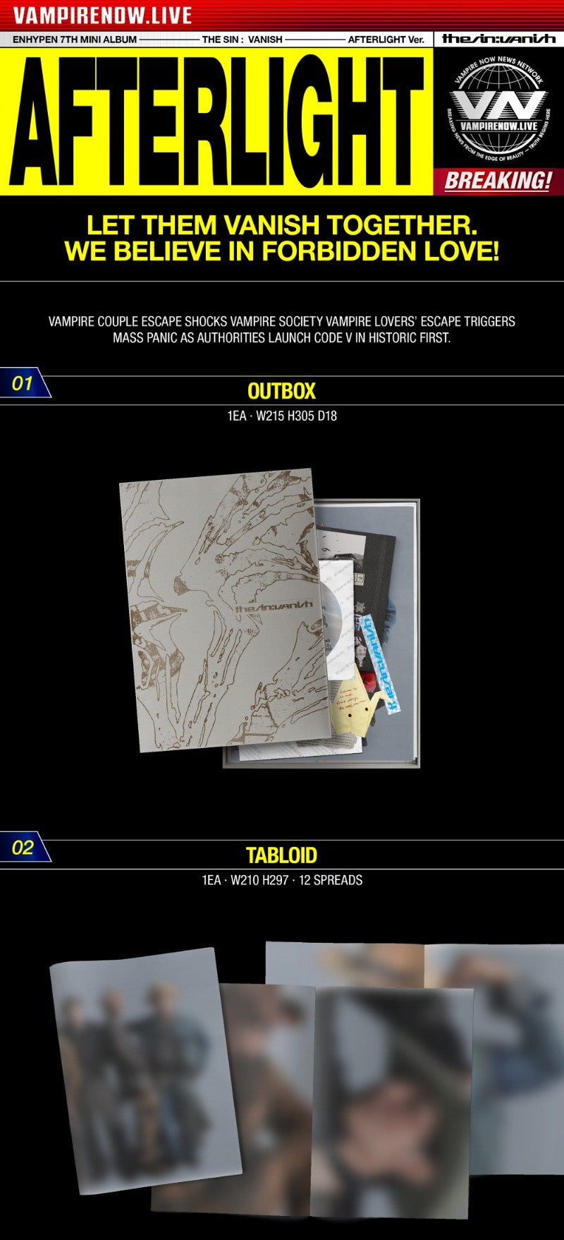 ENHYPEN – THE SIN : VANISH (Random)