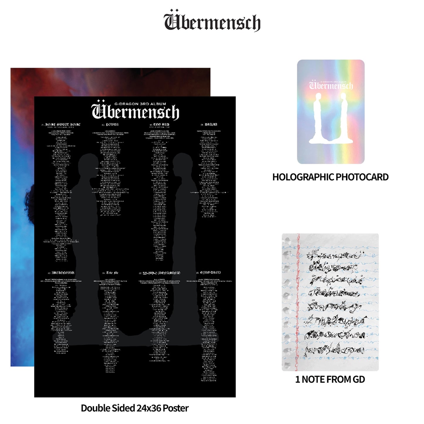 G-DRAGON 3rd Album – Übermensch (Rainbow Eco Mix Vinyl)