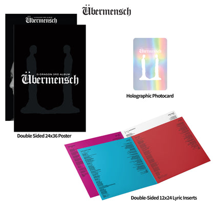 G-DRAGON 3rd Album – Übermensch (Die-Cut Mirrorboard Vinyl)