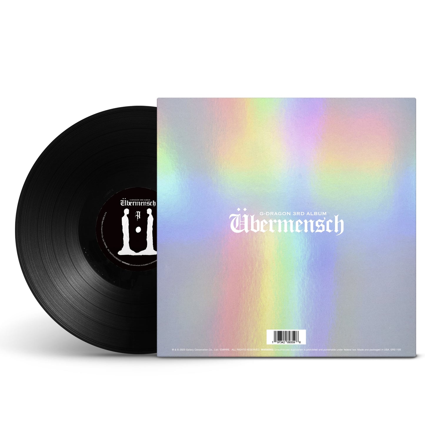 G-DRAGON 3rd Album – Übermensch (Die-Cut Mirrorboard Vinyl)
