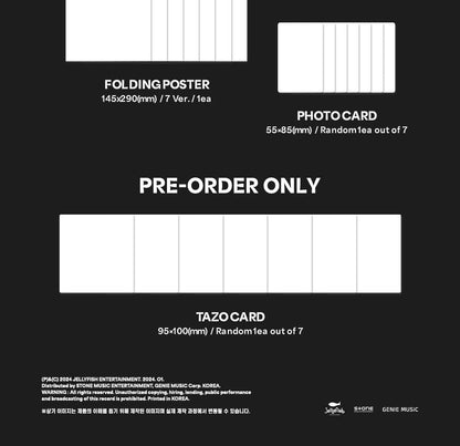 EVNNE 2nd Mini Album – Un: SEEN (Digipack Ver.) (Random)