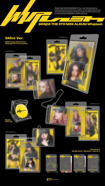 aespa The 5th Mini Album – Whiplash (SMini Ver.) (Random)