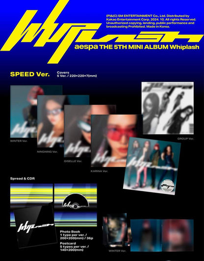 aespa The 5th Mini Album – Whiplash (SPEED Ver.) (Random)