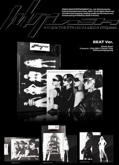 aespa The 5th Mini Album – Whiplash (BEAT Ver.) (Random)