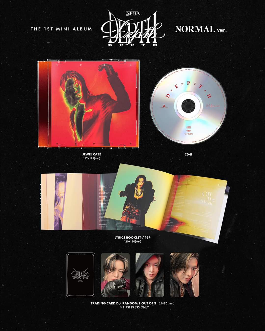 YUTA (NCT) 1st Album - Depth (Japanese Edition)