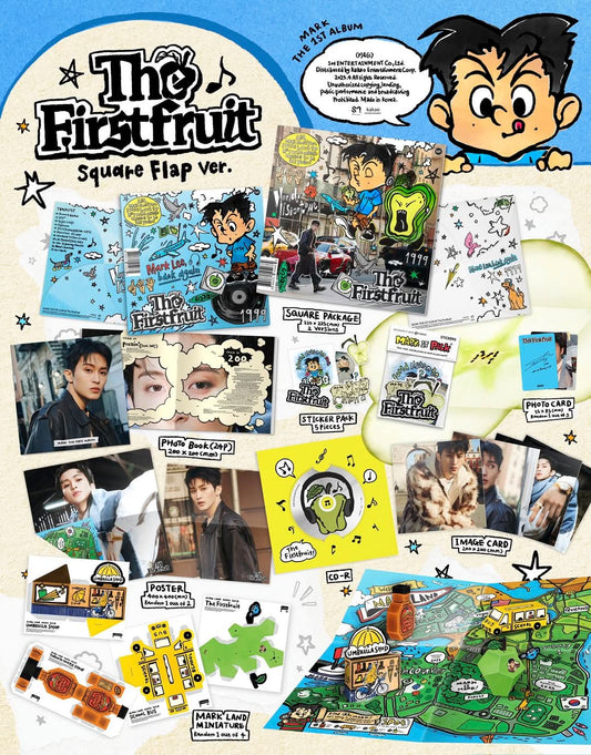 MARK The 1st Album – The Firstfruit (Square flap Ver.) (Random)