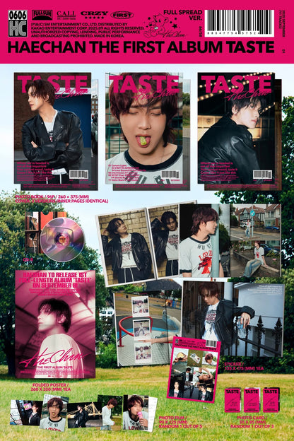 HAECHAN (NCT) 1st Album – TASTE (Full Spread Ver.) (Random)