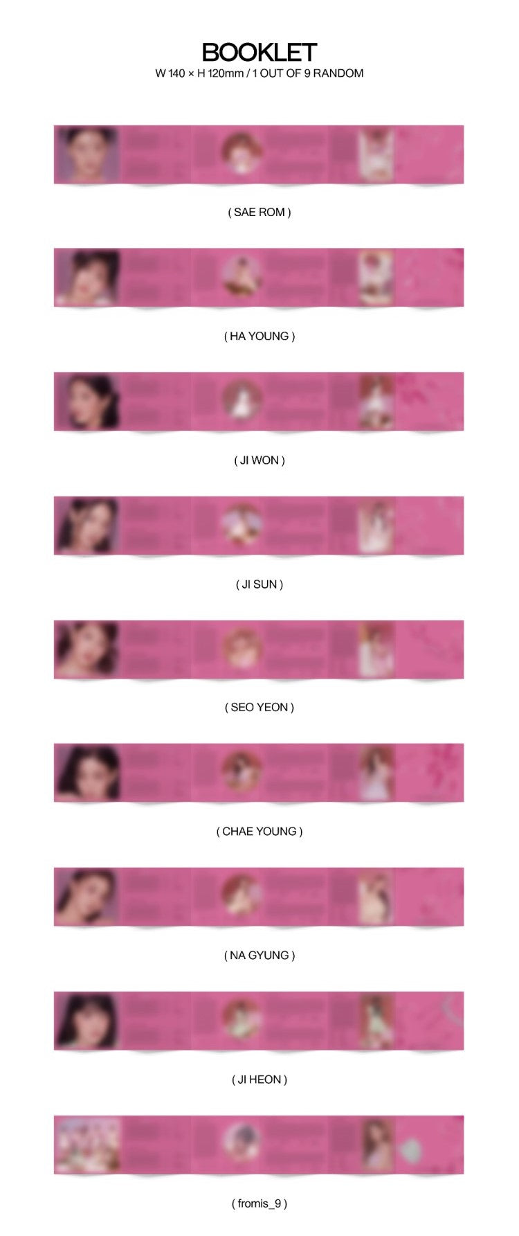 fromis_9 Album Vol. 1 - Unlock My World (Compact Ver.) (Random)