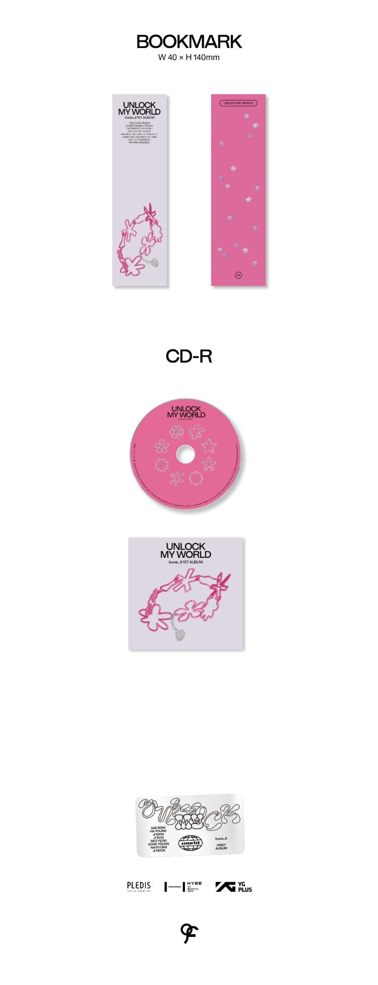 fromis_9 Album Vol. 1 - Unlock My World (Compact Ver.) (Random)