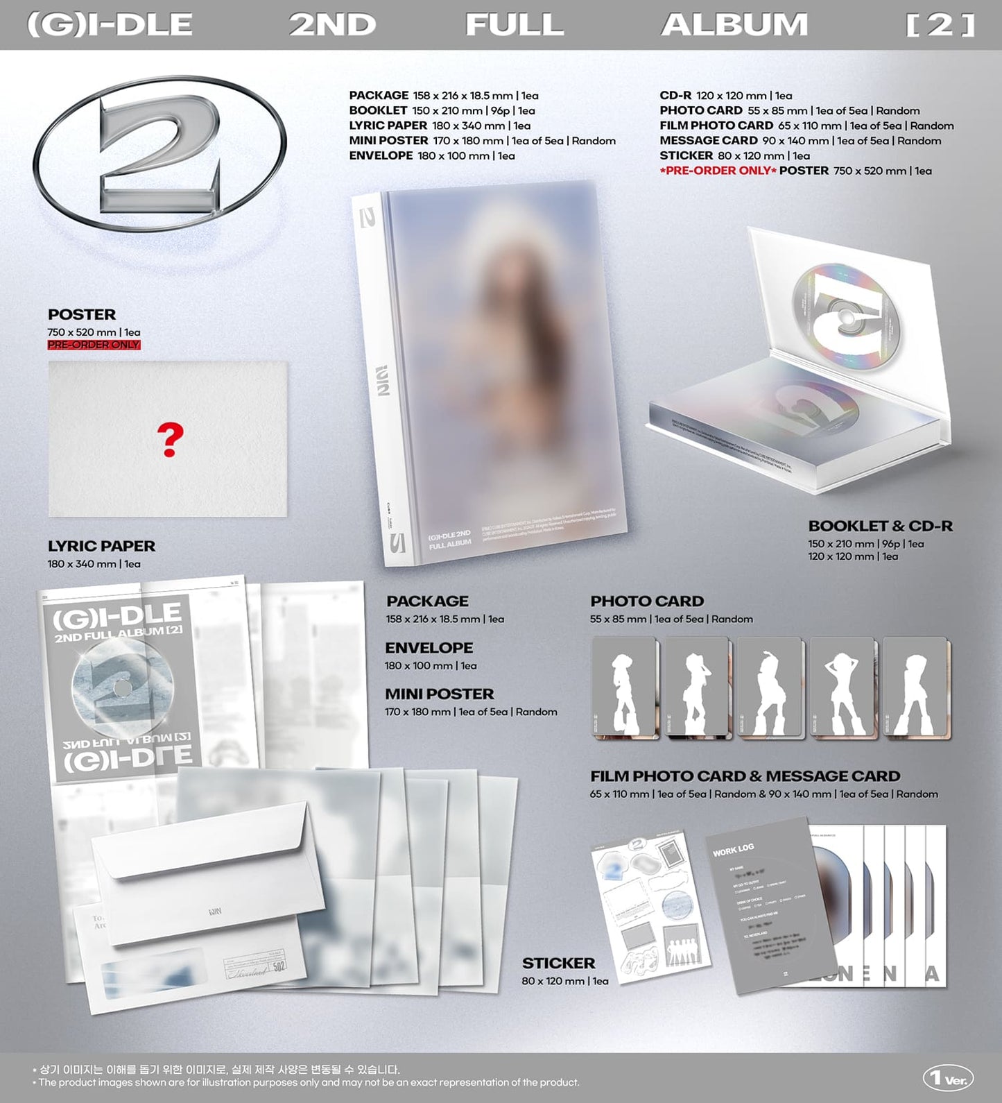 (G)I-DLE 2nd Full Album – 2 (Random)