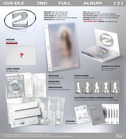 (G)I-DLE 2nd Full Album – 2 (Random)
