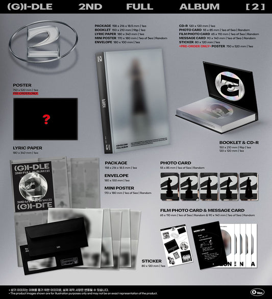 (G)I-DLE 2nd Full Album – 2 (Random)