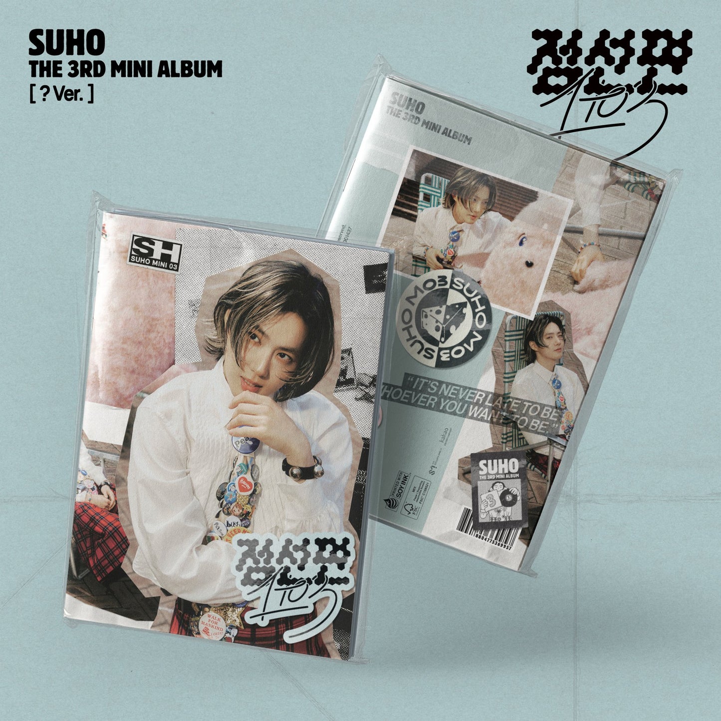 SUHO (EXO) THE 3RD MINI ALBUM – 점선면 (1 to 3) (? Ver.)
