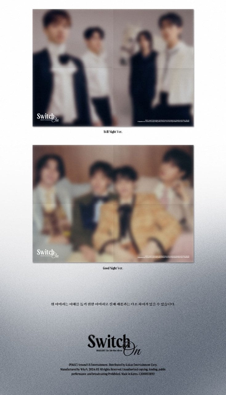 Highlight 5th Mini Album – Switch On (Random)