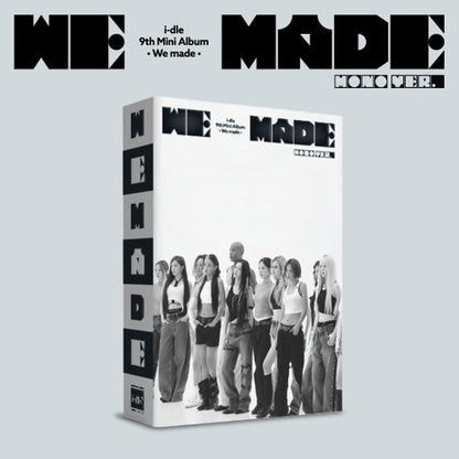 PRE-ORDER: i-dle 9th Mini Album - We made (Mono ver. + Crow ver.)
