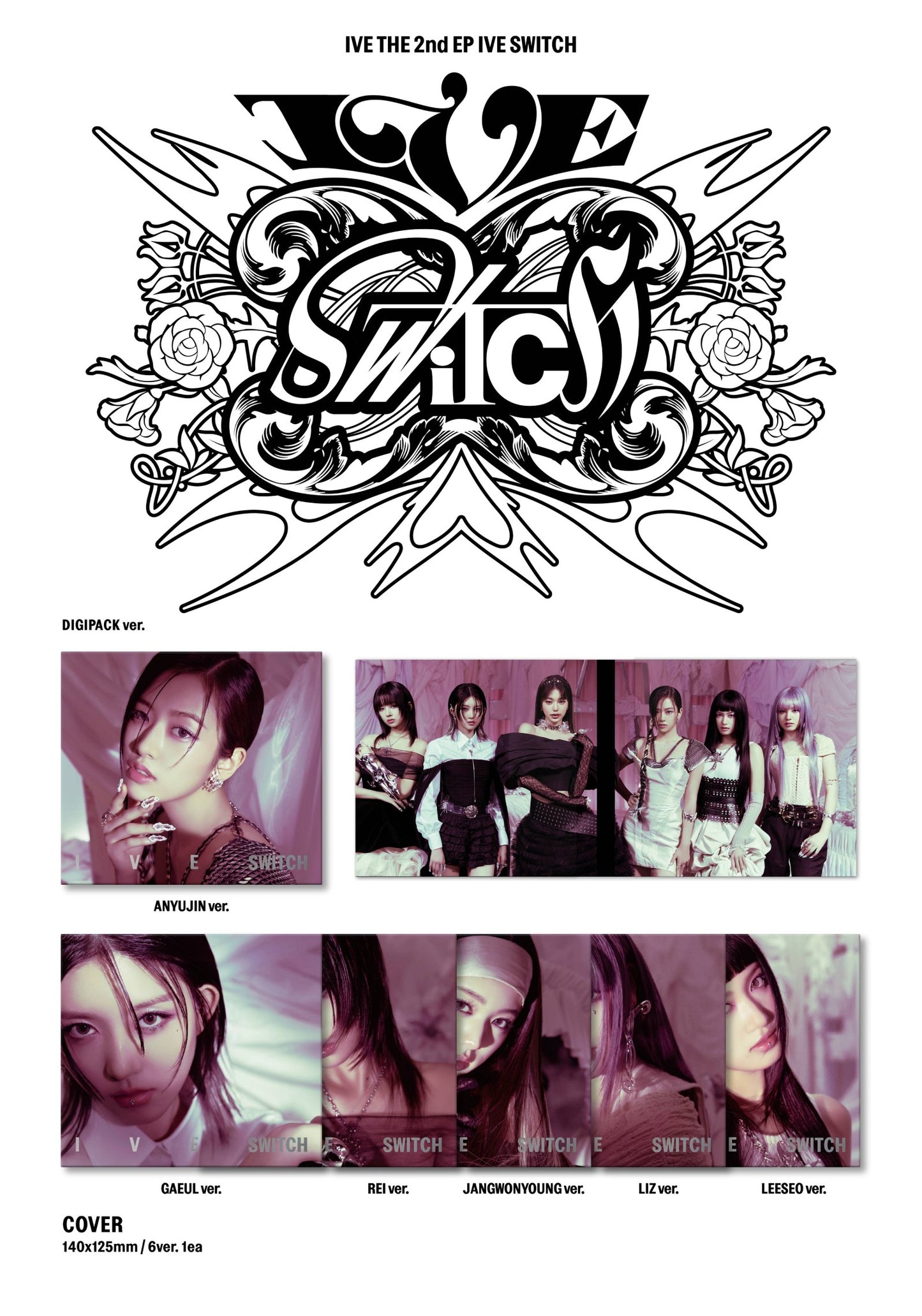 [PRE-OWNED] IVE THE 2nd EP – IVE SWITCH (Digipack Ver.)