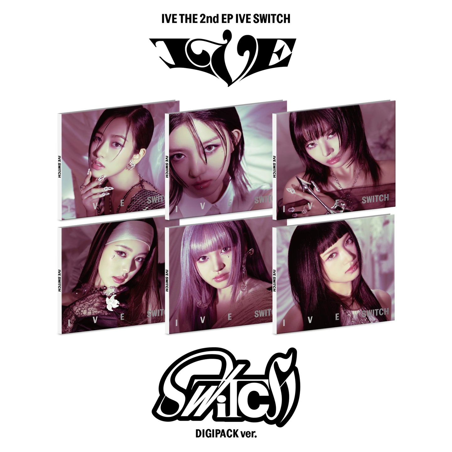 PRE-ORDER: IVE THE 2nd EP – IVE SWITCH (Digipack Ver.) (Random)