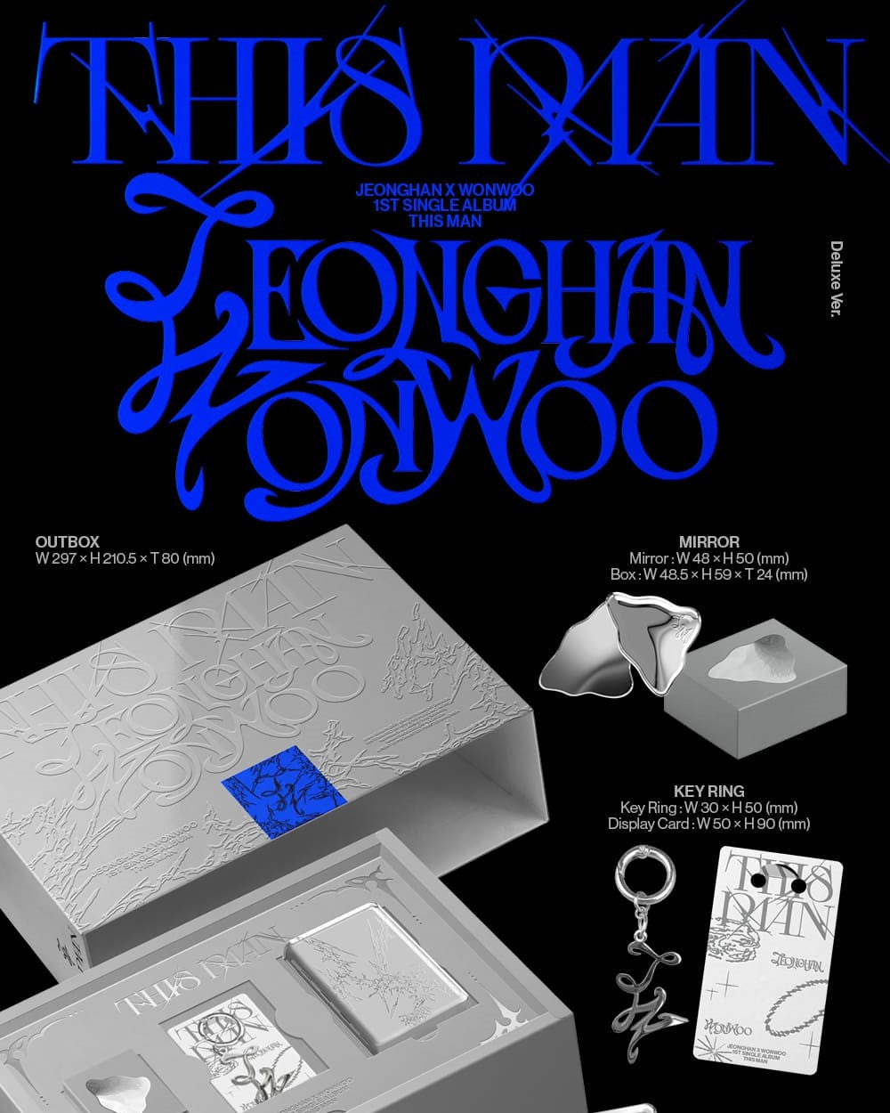 JEONGHAN X WONWOO 1ST SINGLE ALBUM – THIS MAN (Deluxe Ver.)