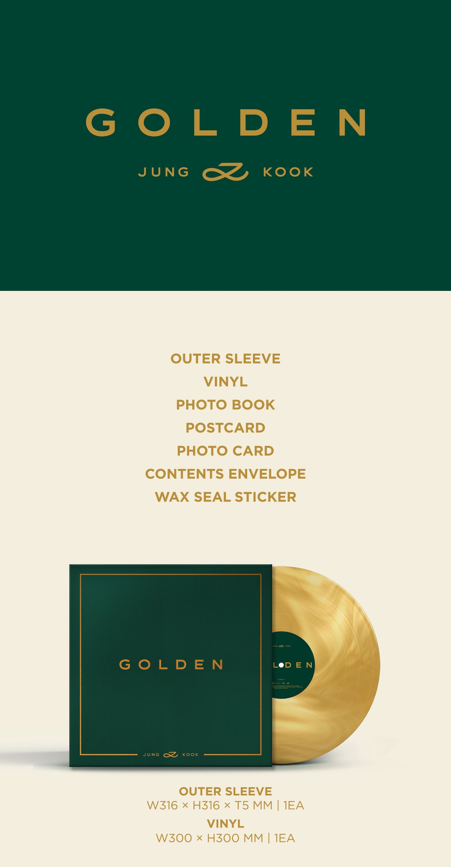 Jung Kook – GOLDEN (LP)