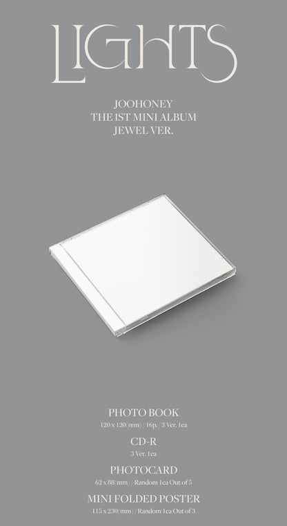 JOOHONEY Mini Album Vol. 1 - LIGHTS (Jewel Ver.) (Random)