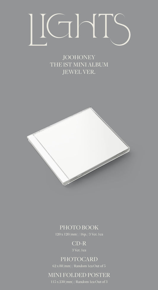 JOOHONEY Mini Album Vol. 1 - LIGHTS (Jewel Ver.) (Random)