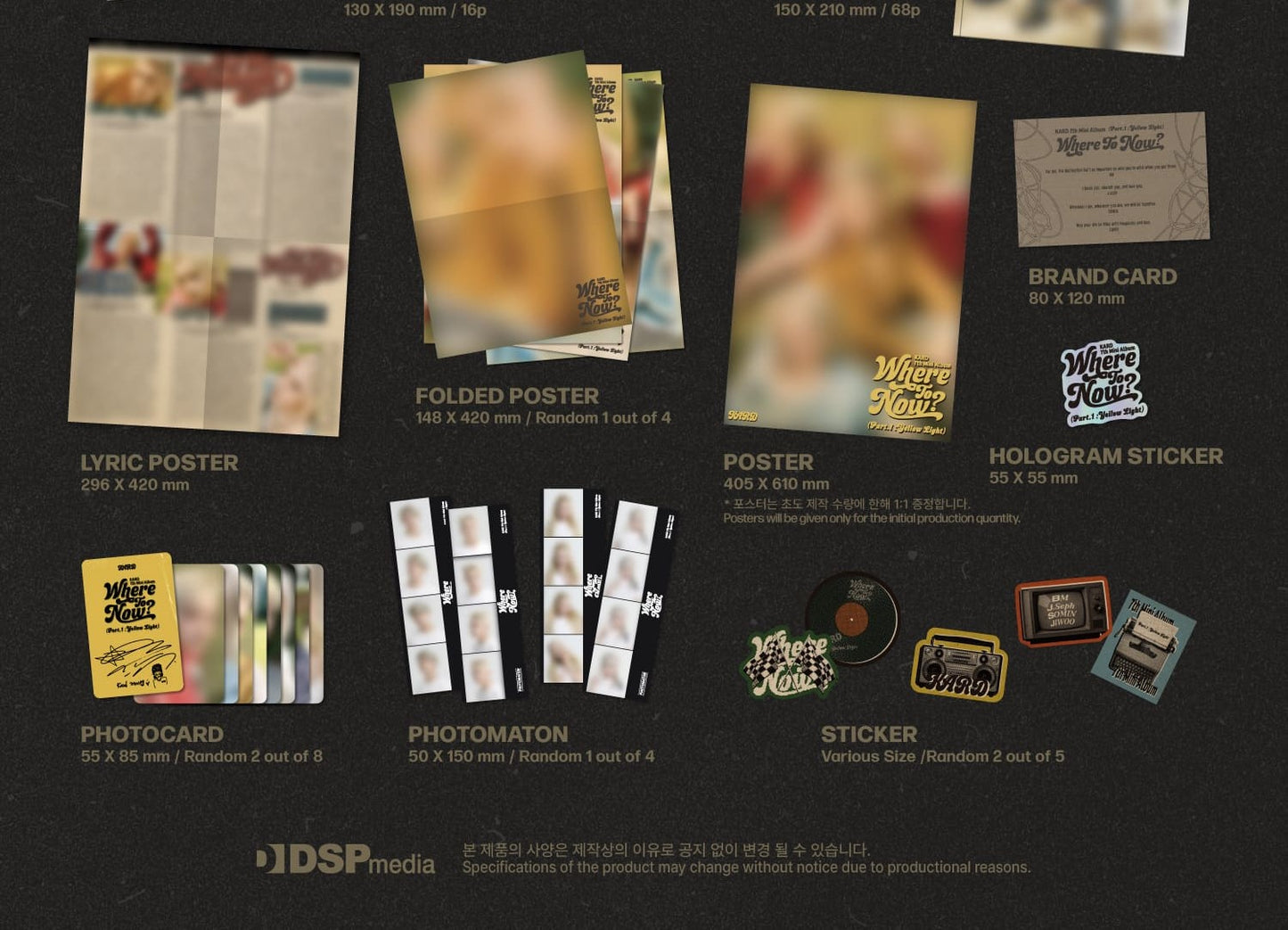 KARD 7th Mini Album – Where To Now? (Part.1 : Yellow Light)