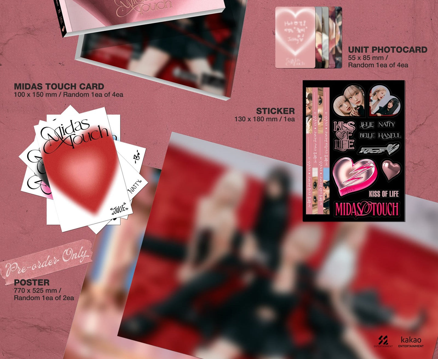 KISS OF LIFE 1st Single Album – Midas Touch (Photobook Ver.)