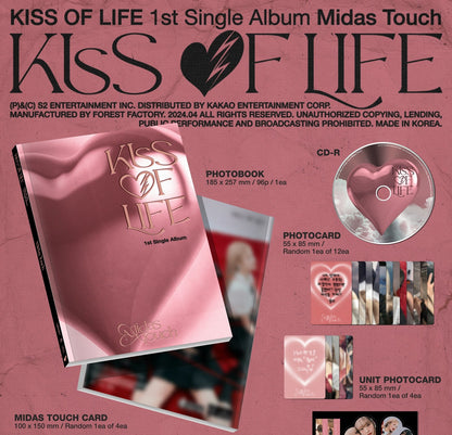 KISS OF LIFE 1st Single Album – Midas Touch (Photobook Ver.)