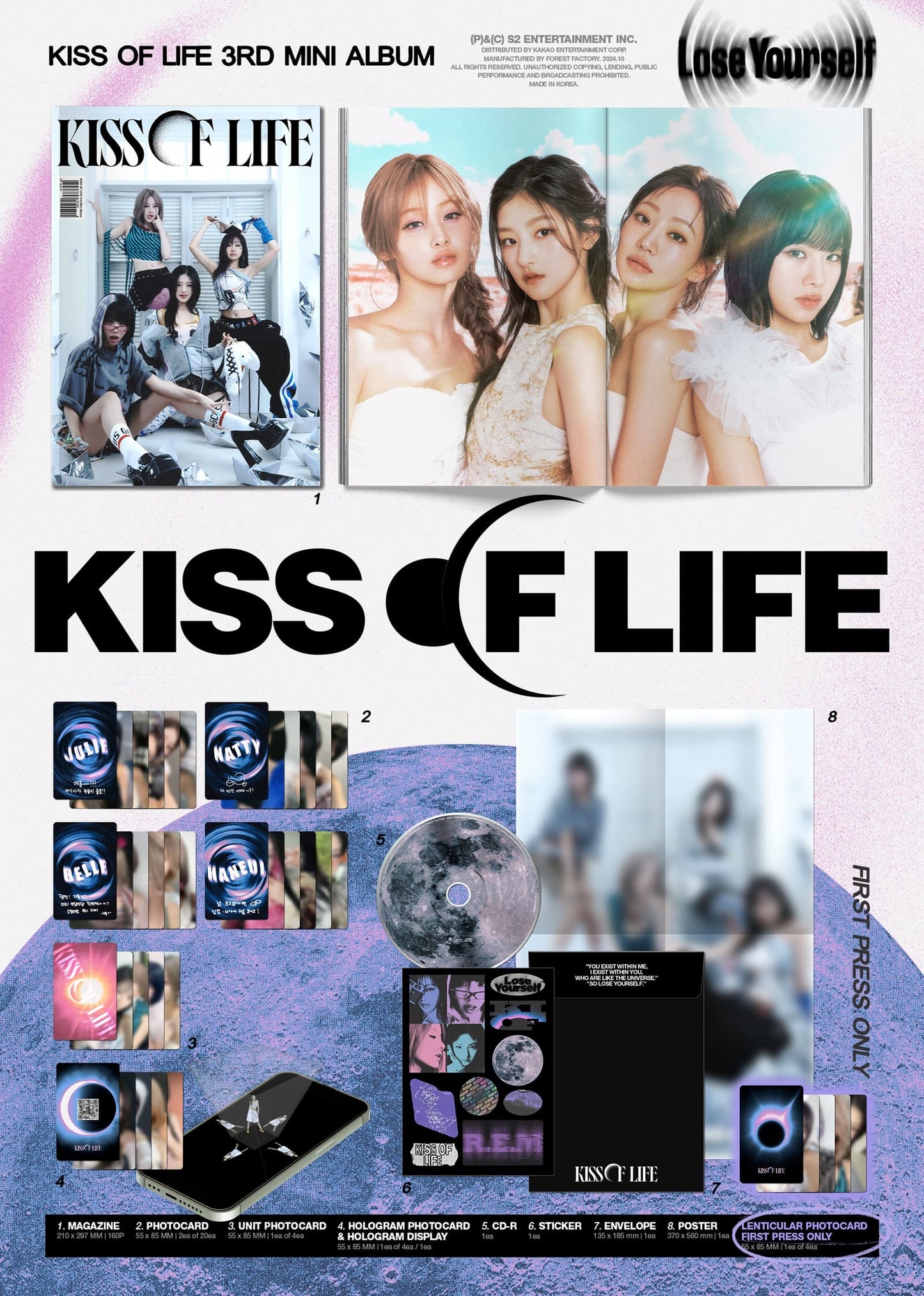 KISS OF LIFE 3rd Mini Album – Lose Yourself (Magazine Ver.)