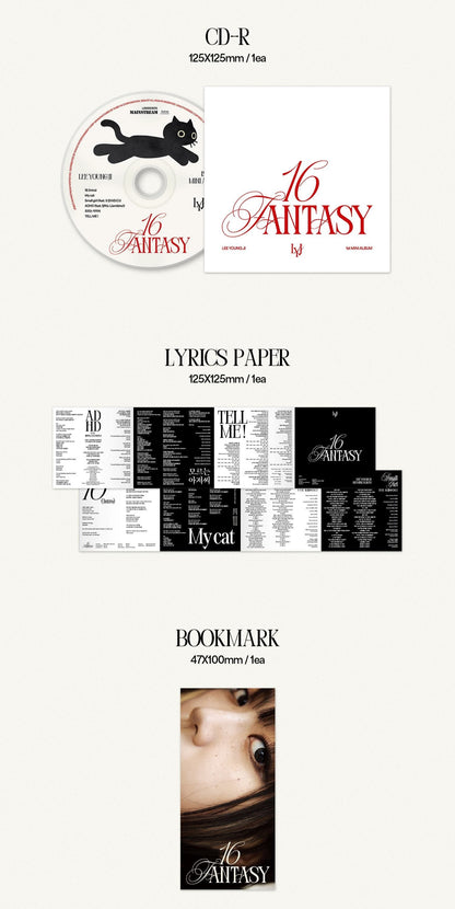 LEE YOUNG JI 1st EP ALBUM – 16 FANTASY (PHOTOBOOK Ver.)