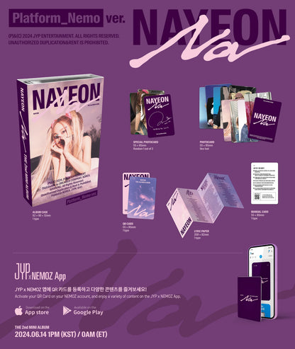 NAYEON THE 2nd MINI ALBUM – NA (Platform_Nemo Ver.)