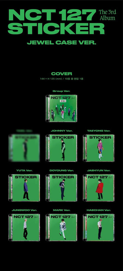 [PRE-OWNED] NCT 127 Album Vol. 3 - Sticker (Jewel Case Ver.)