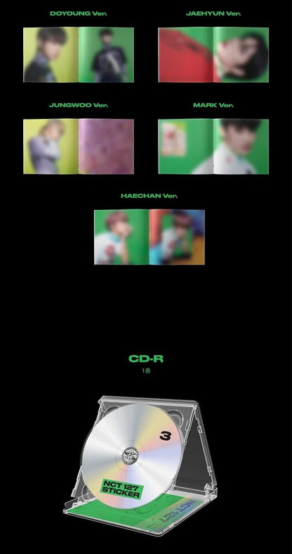 NCT 127 Album Vol. 3 - Sticker (Jewel Case Ver.)