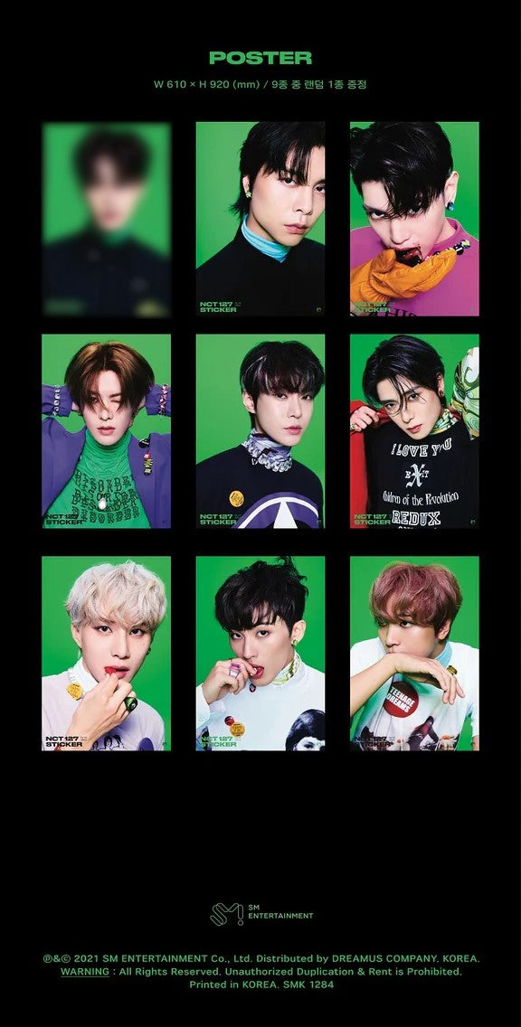 [PRE-OWNED] NCT 127 Album Vol. 3 - Sticker (Jewel Case Ver.)